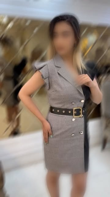 میدی یک طرف طرح دار کمر بند دار