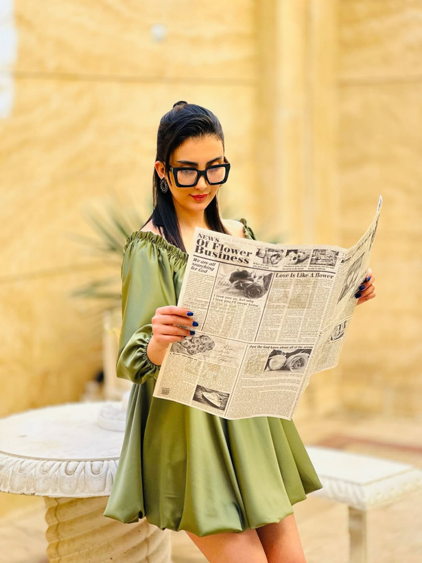پیراهن ساتن عروسکی