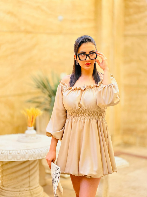 پیراهن ساتن عروسکی